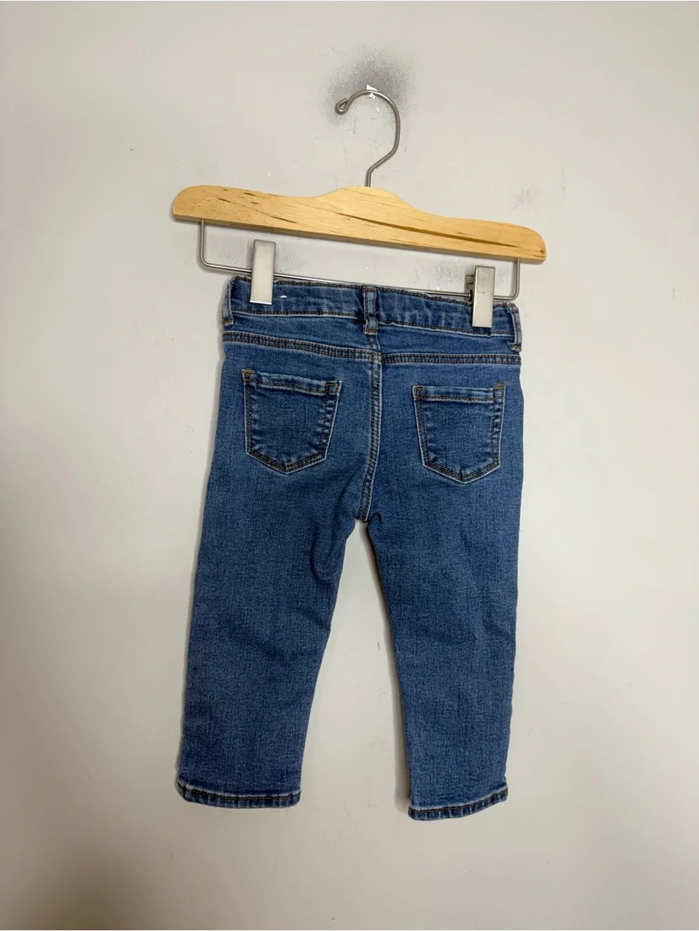 $14 ADD ON Zara Baby Mom Jeans 12-18M cotton‎ on kids Janie Kay high rise girls
